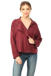 Oversized Zipper Front Jacket