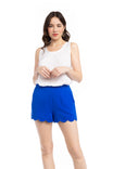 Scalloped Hem Shorts