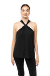 Front Twist Halter Neck Top