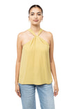 Front Twist Halter Neck Top