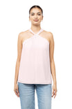 Front Twist Halter Neck Top