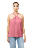 Front Twist Halter Neck Top