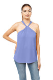Front Twist Halter Neck Top