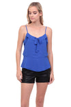 Foldover Front Tie Top