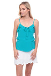 Foldover Front Tie Top