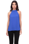 Twist Back Halter Top