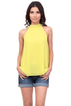 Twist Back Halter Top
