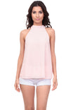Twist Back Halter Top