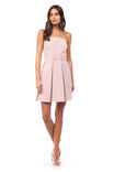 Strapless Tweed Fit And Flare Dress