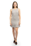 Sleeveless Bubble Hem Dress