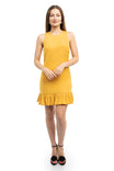 Sleeveless Bubble Hem Dress