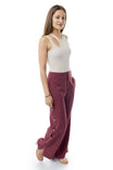 High Waisted Pants With Side Seam Slits