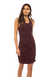 Shirred Knit Bodycon Dress